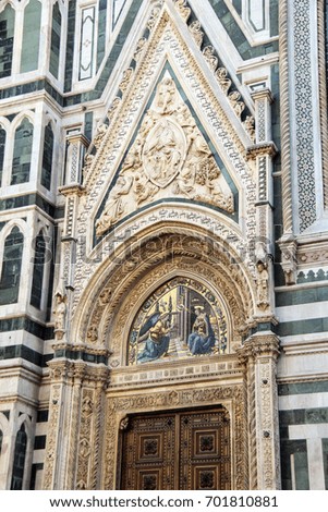 Exterior Portion of Il Duomo, Florence