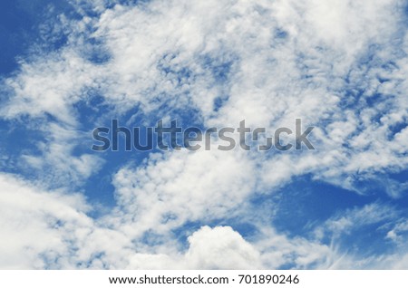 sky and sun with clouds