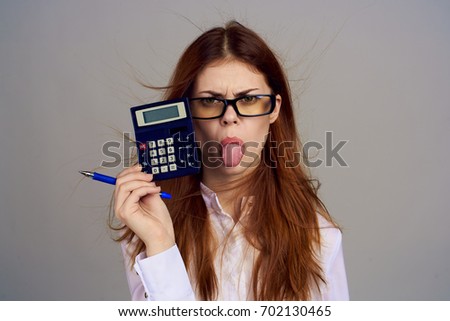 Woman working stress