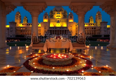 Udaipur beautiful fort Royalty-Free Stock Photo #702139063
