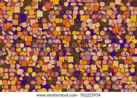 Abstract background with shape of mixed pattern. Vector illustration graphic.