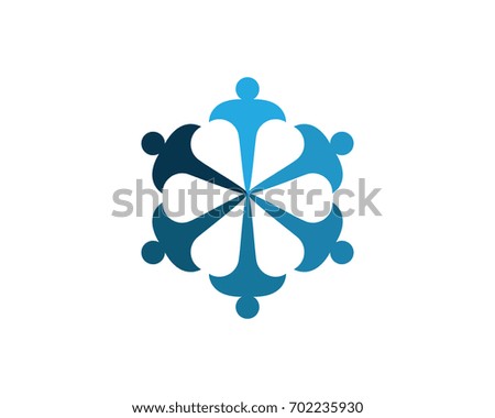 Community people logo and symbols
