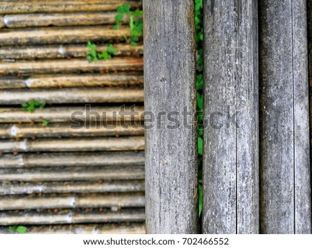 Old Bamboo  Flooring Surface Background, Japanese Vintage Style 