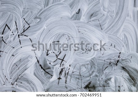 full frame shot of a white painted glass