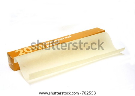 Roll of grease proof paper Royalty-Free Stock Photo #702553