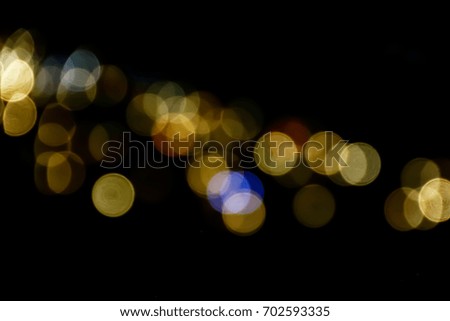 Beautiful soft blur and colorful Bokeh background from traffic light.