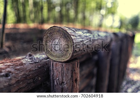 Wood Fence Circle