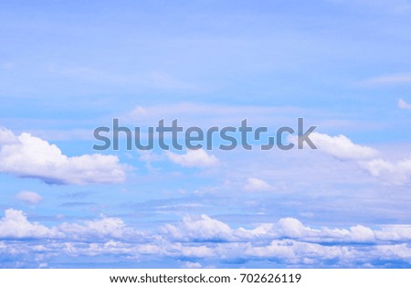 Cloud and the blue sky
