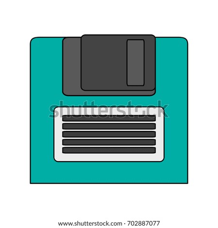 diskette or floppy disk icon image