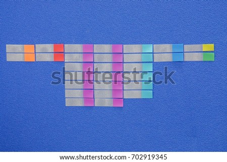 plastic index flag for business documents