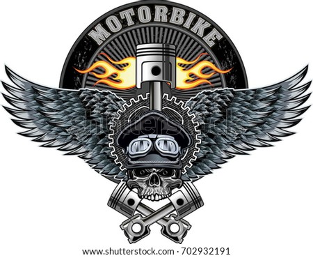 
vintage motorcycle label