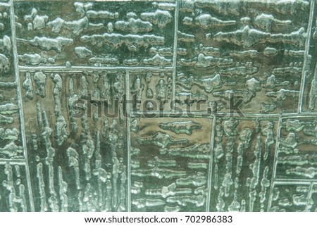 drawn artistic glass and colored, sample for windows and doors