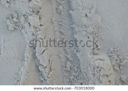Sand Beach Texture Background Top View Horizontal Photo
