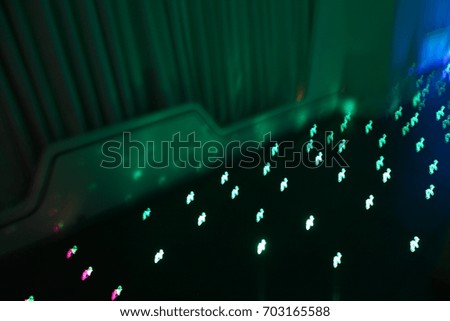 Long exposure lights texture