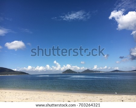 Port Stephens from Jimmy's Beach with views to Yacaaba, Shoal Bay and Nelson Bay