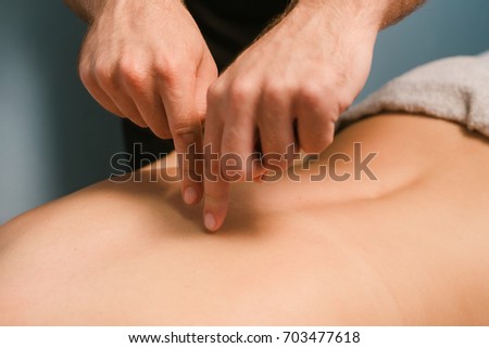 anti-cellulite massage of the abdomen, rehabilitation of the back and massage of the neck and collar zone