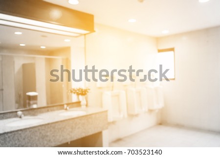 Blur image of bathroom.(On vintage tone)