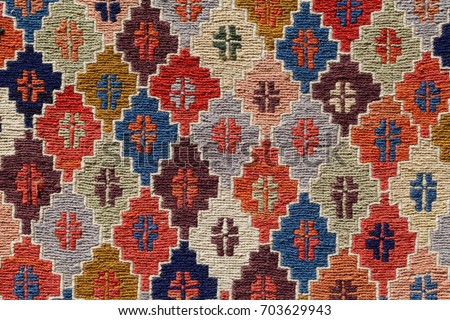 ornament pattern rug background Royalty-Free Stock Photo #703629943