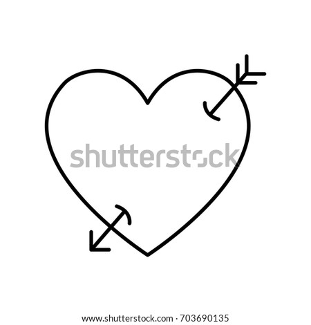 arrowed heart icon