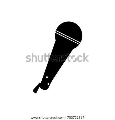 the microphone icon,vector illustration