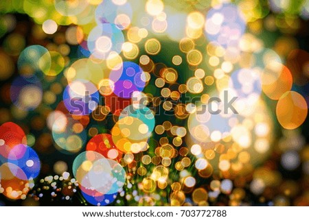 Colored Abstract Blurred Light Background

