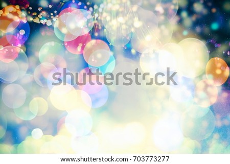 Christmas Abstract De focused

