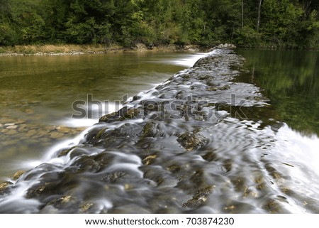 River Dobra (Croatia) / Waterfall