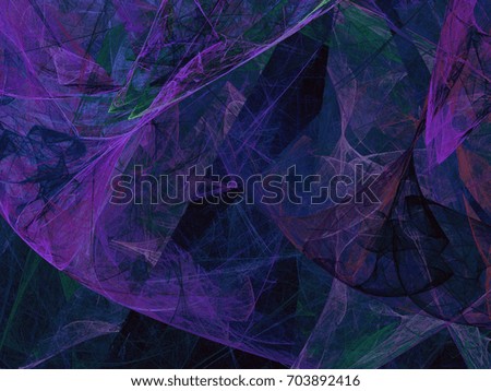 Abstract fractal illustration. Future technology background. Design element for book covers, presentations layouts, title and page backgrounds. Digital collage. Raster clip art.