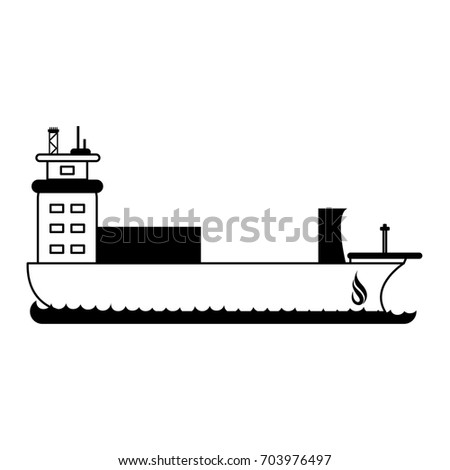container ship natural gas industry icon image