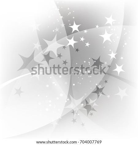 Gray abstract starry background