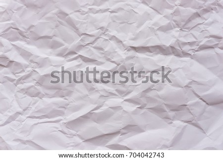 White creased paper texture for background
