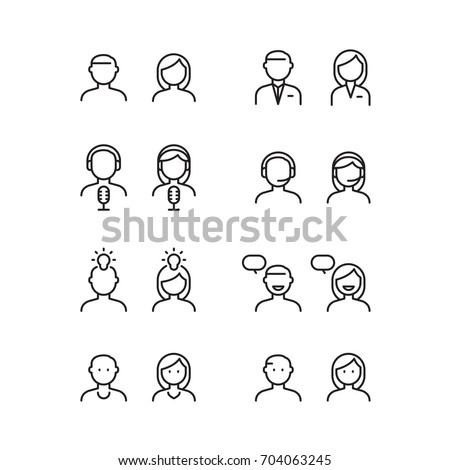 icon people, vector