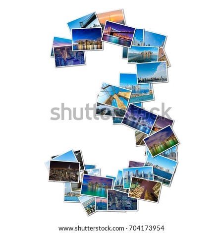 Number made of new york photos