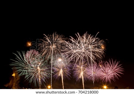Firework sparklers texture