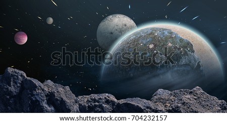 Pictures on the theme Sci fi. And space.