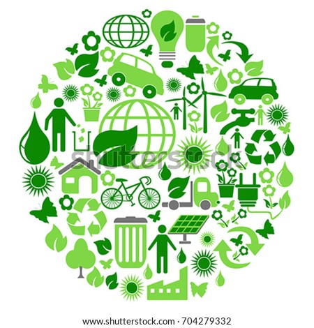 green eco circle