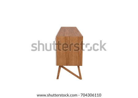 living room furniture stand isolated on white background