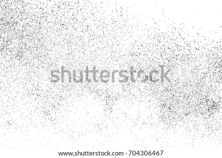 Black grainy texture isolated on white background. Distress overlay textured. Grunge design elements. Vector illustration,eps 10. Royalty-Free Stock Photo #704306467