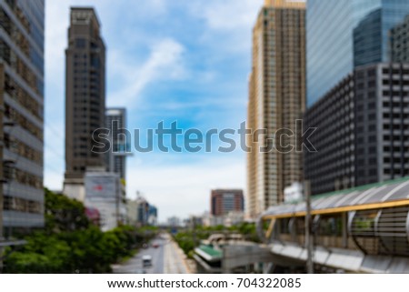 Blurred background abstract and can be illustration to article of Office Building