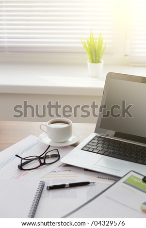 business office with different office