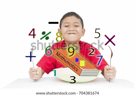 Smart kid get ready learning for new experience