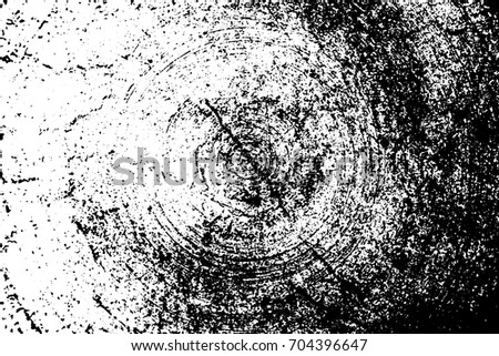 Grunge black and white scratched textured background. Abstract messy and distressed element. (vector)
