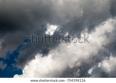Beautiful sky and cloud cover