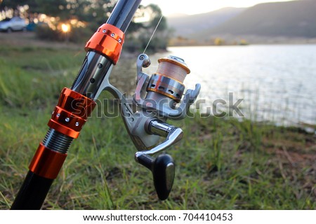 Fishing rod on the Lake