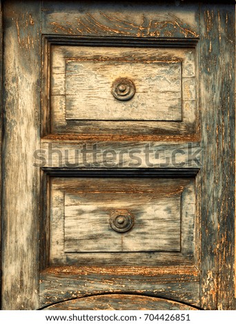 Wooden background, old door, vintage