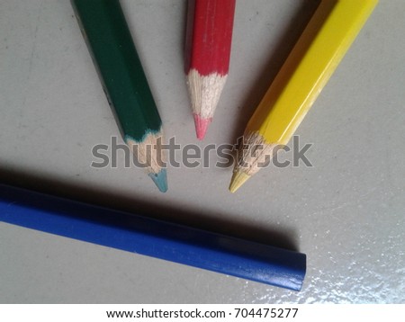 The color pencil.