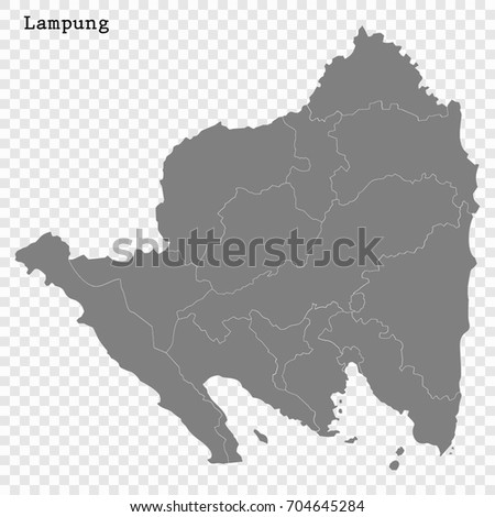 MAP-OF-LAMPUNG Stock Vector Images - Avopix.com