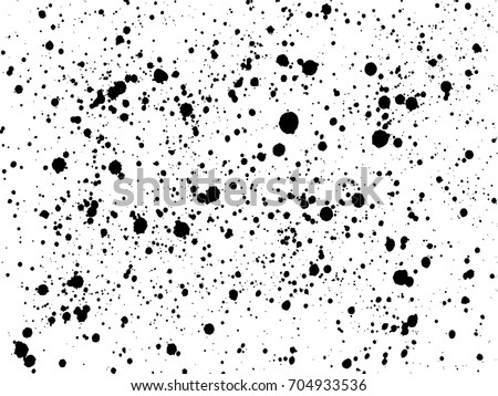 Ink blots Grunge urban background. Texture Vector. Dust overlay distress grain. Black paint splatter, dirty, poster for your design. Hand drawing illustration