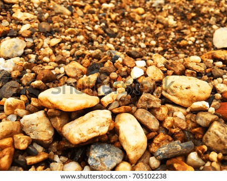 Pile of stones outside