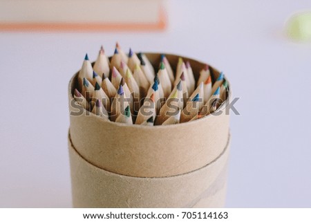 hedgehog out of pencils
